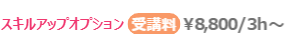 選べるスキルアップオプション