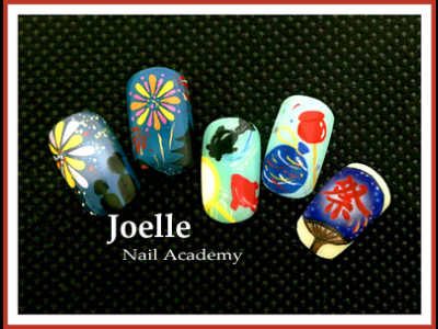 ネイル検定2級アート夏祭り