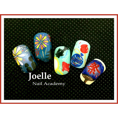 ネイル検定アートサンプル集 神戸 大阪ならネイルスクールjoel ネイル検定アートサンプル集 神戸 大阪ならネイルスクールjoel